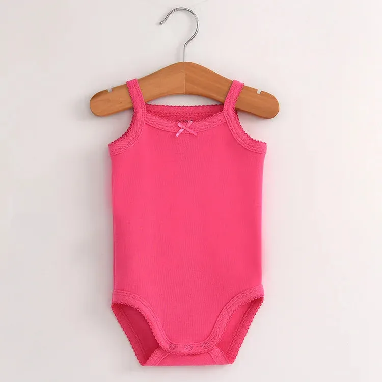 مجموعة اروين ARWEN&AJH GROUP 2024 Baby Cotton Sleeveless Rompers Clothes for 0-12-36M Newborn Girls Toddlers Kids One-pieces Bodysuits Summer Outfit for Kids 2023