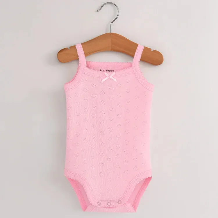 مجموعة اروين ARWEN&AJH GROUP 2024 Baby Cotton Sleeveless Rompers Clothes for 0-12-36M Newborn Girls Toddlers Kids One-pieces Bodysuits Summer Outfit for Kids 2023