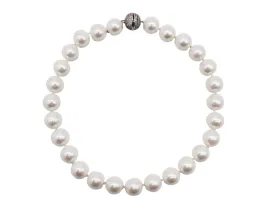 14mm Mother of Pearl Necklace - White