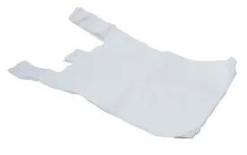 18 x 25 x 30 20mu White Vest Plastic Carrier Bags (Giant)