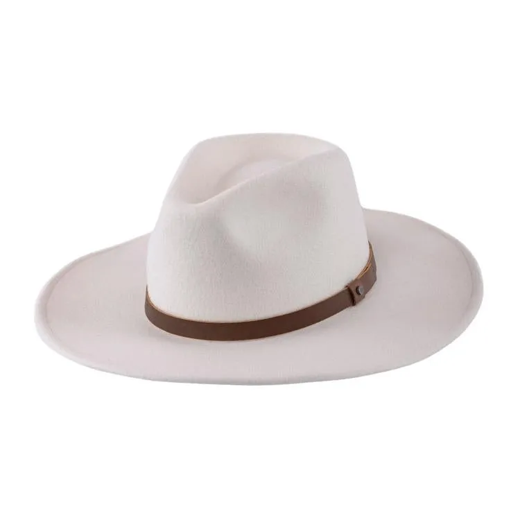 28 Eastern Bangalow Felt Wide Brim - Cream