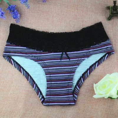 5PCS New arrival women's lingerie sexy lace laces Cotton panties seamless panty underpants briefs underwear intimates