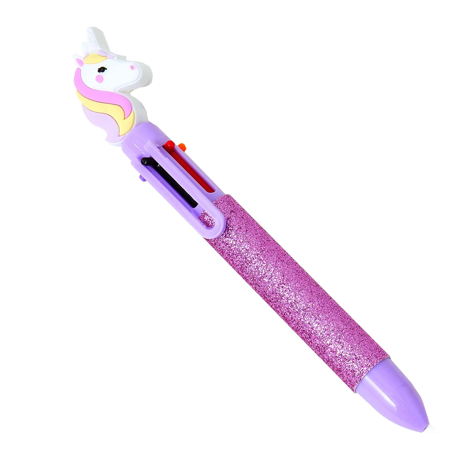 Accessorize London Girl's 6 Colour Unicorn Pen