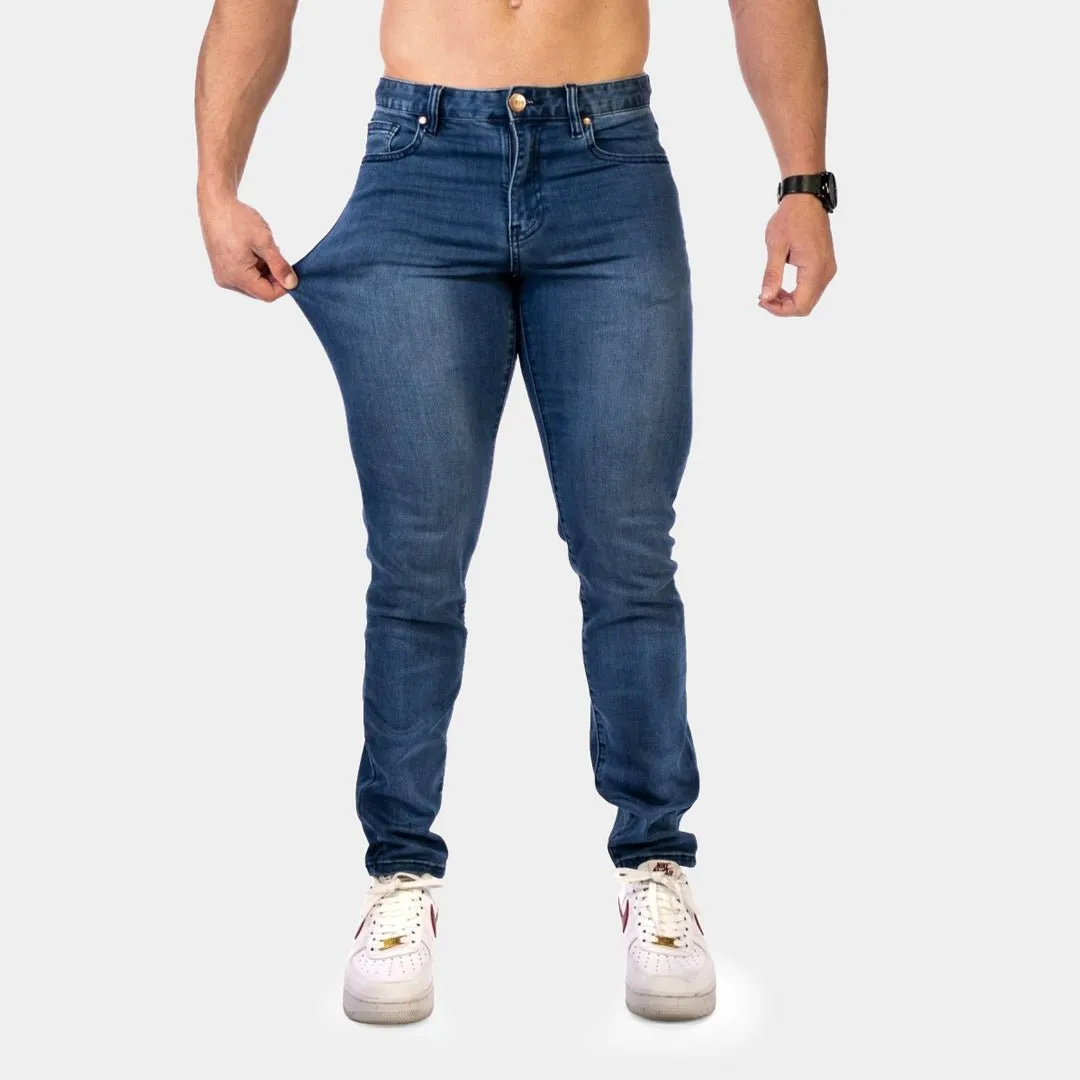 Active Tapered Slim Fit Jeans - Indigo