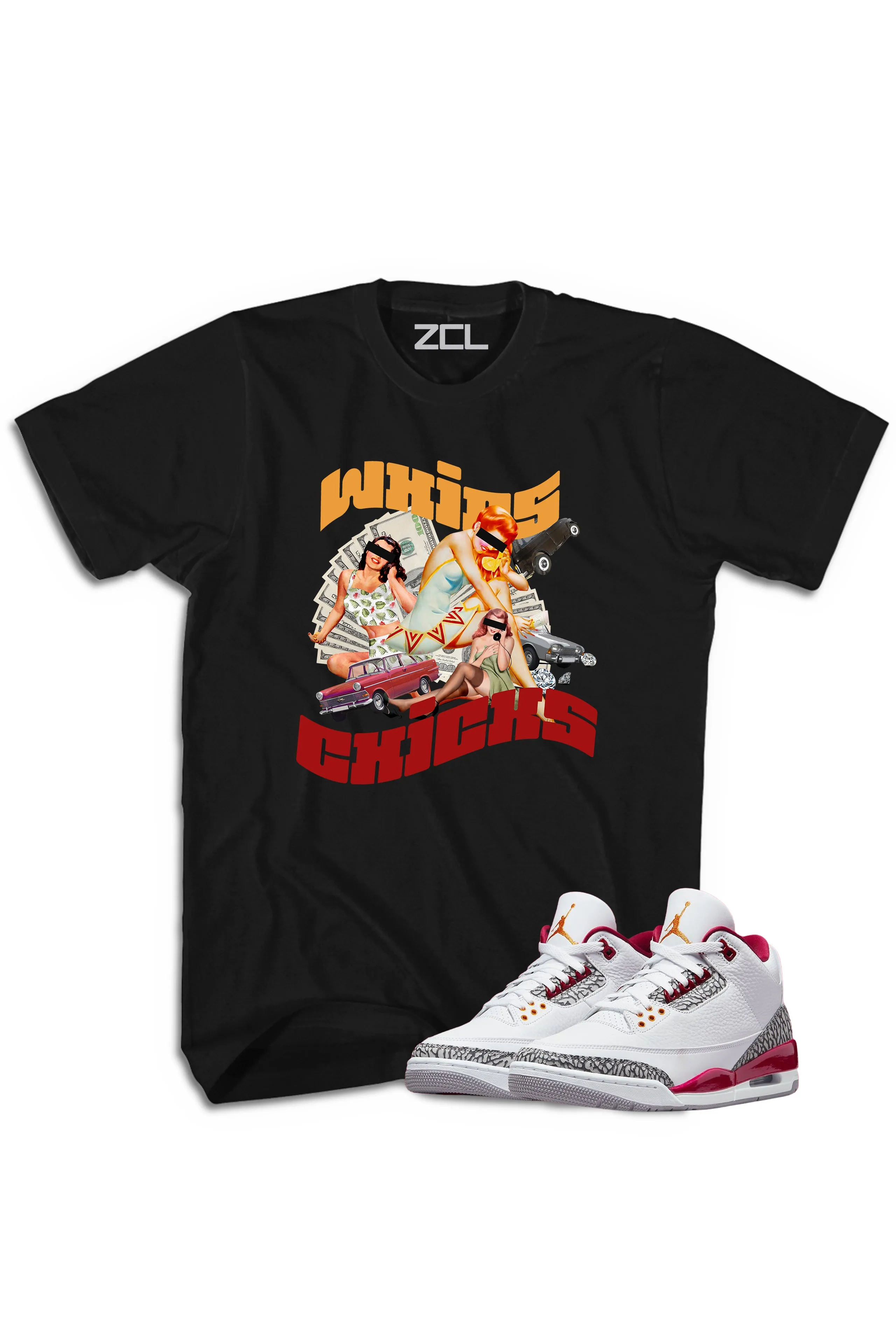 Air Jordan 3 "Whips & Chicks" Tee Cardinal Red