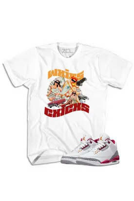 Air Jordan 3 "Whips & Chicks" Tee Cardinal Red