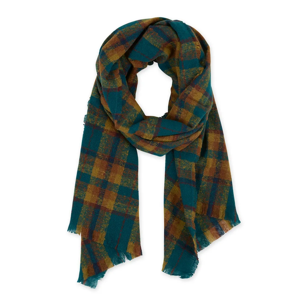 Autumn Plaid Scarf - Adult