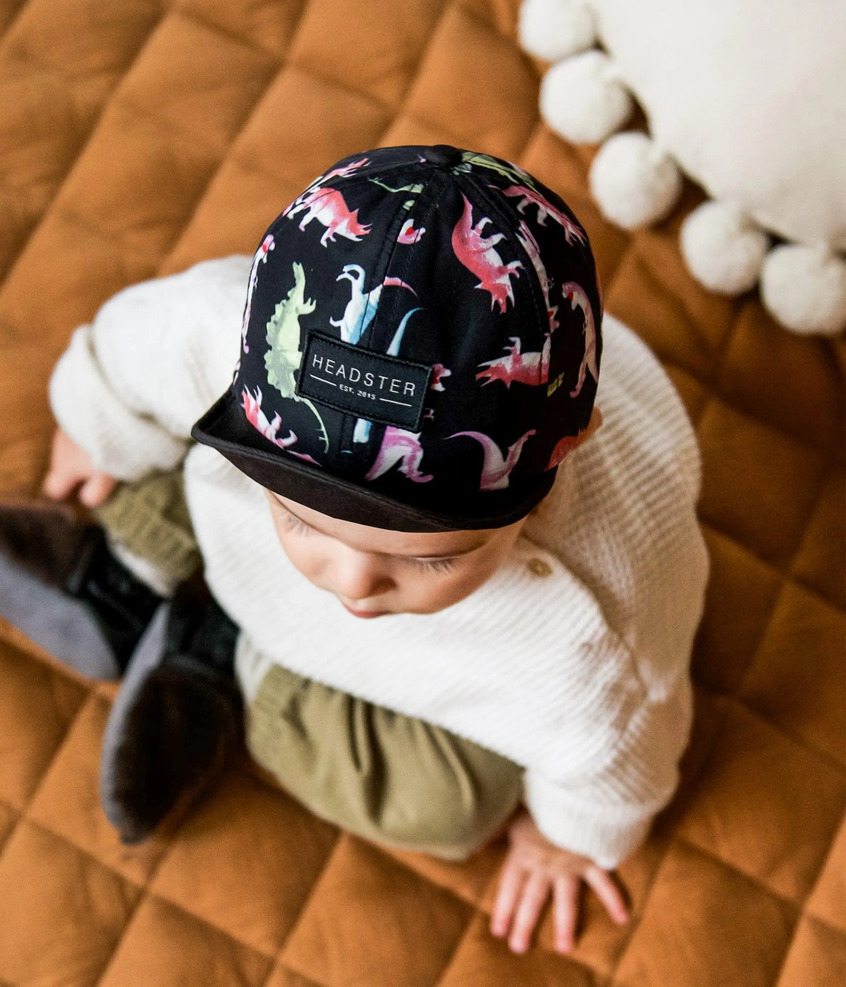 Baby Sunhat | Short Brim- Dinos | Headster Kids