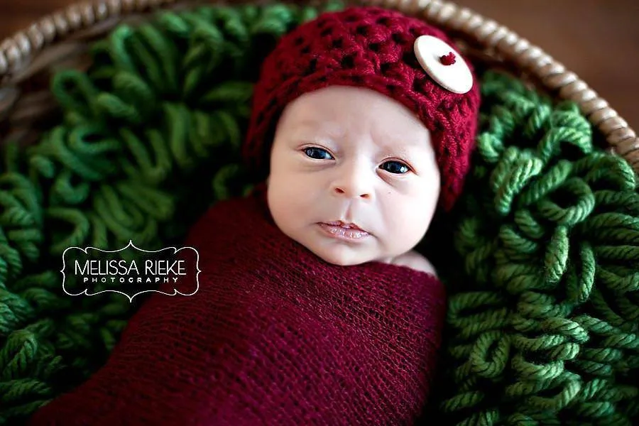 Black Cherry Stretch Knit Baby Wrap