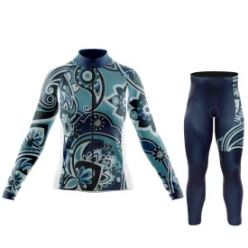 Blue Oasis | Women's Long Sleeve Cycling Set