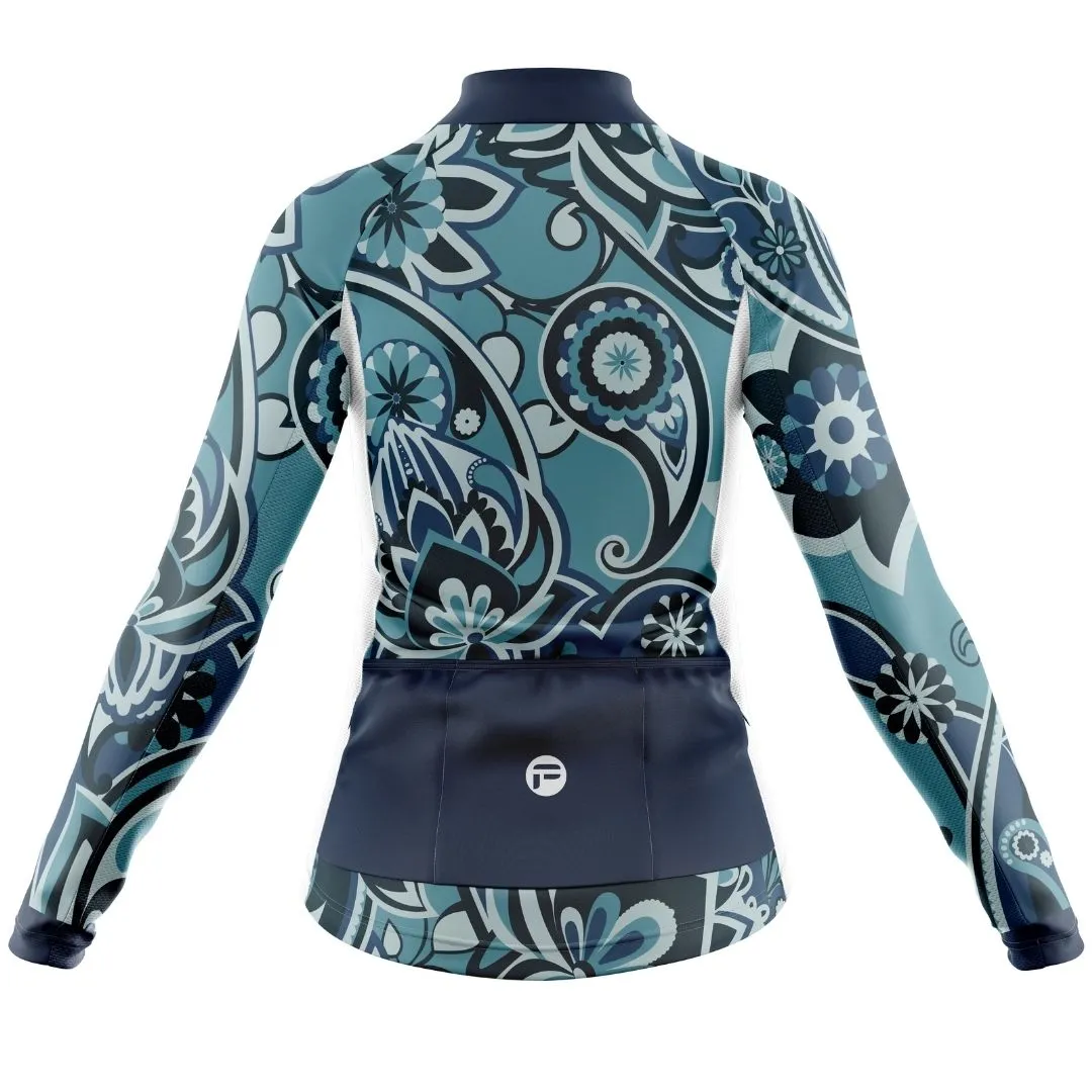 Blue Oasis | Women's Long Sleeve Cycling Set