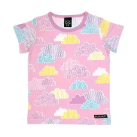 Cloud Short Sleeve Shirt - Raspberry