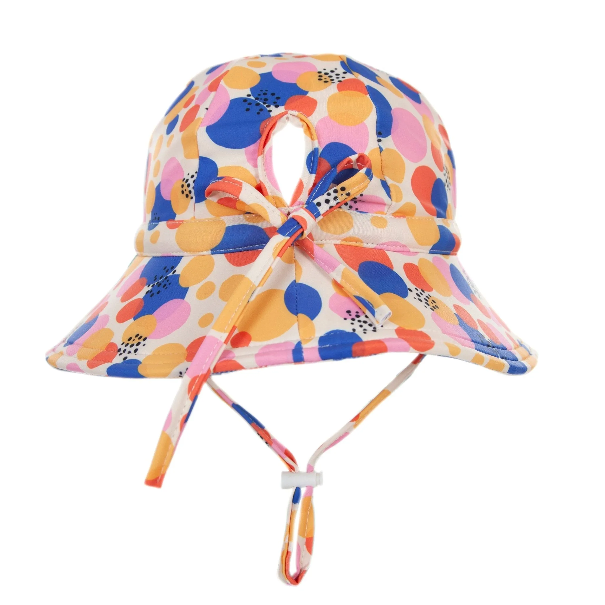 Confetti Wide Brim Swim Hat