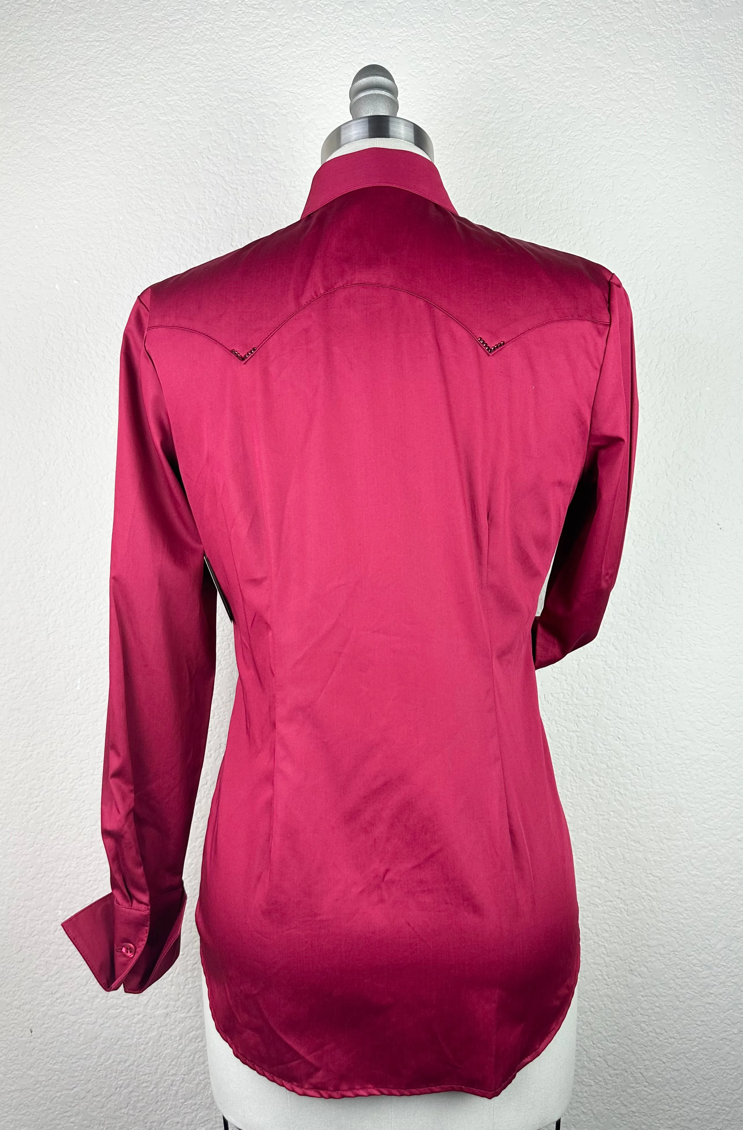 CR Classic Crimson Cotton Sateen- FINAL SALE