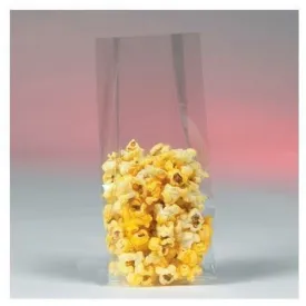 Crystal Clear Polypropylene Stand-up Bag - 4 x 2.5 x 9.5