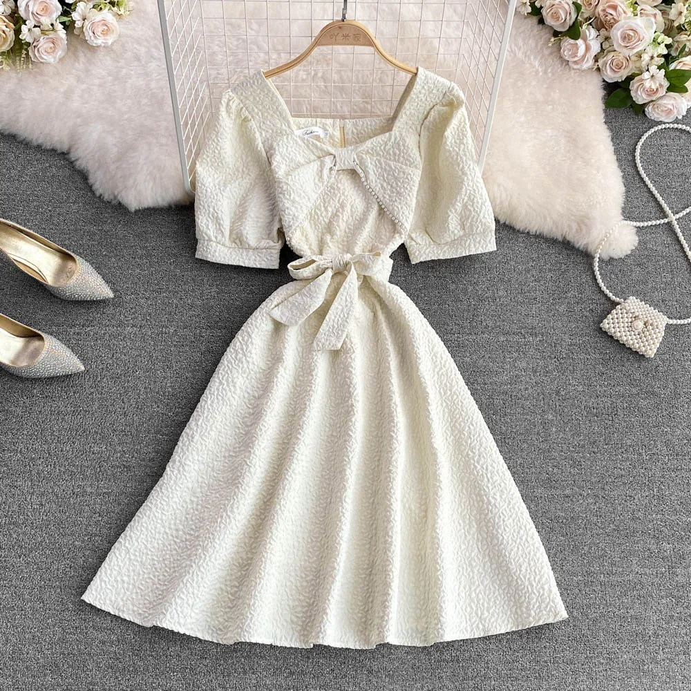 Cute A line short dress fashion dress     S379