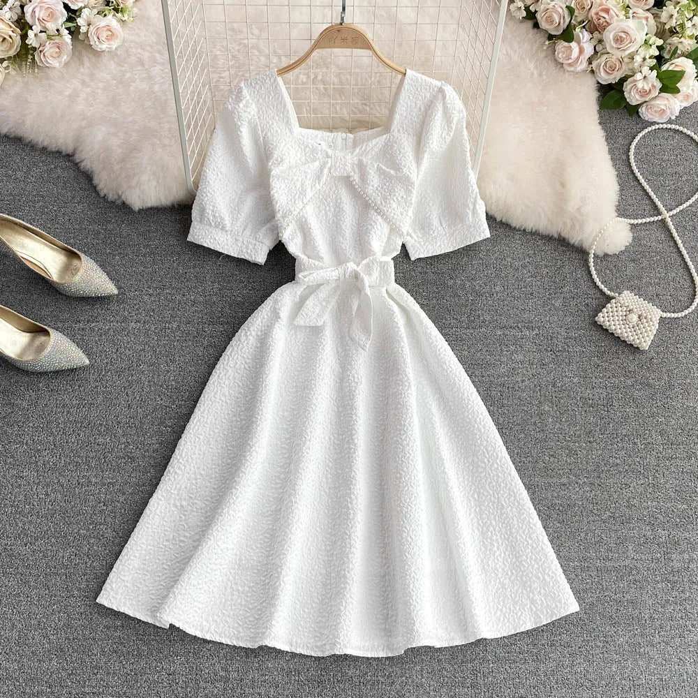 Cute A line short dress fashion dress     S379