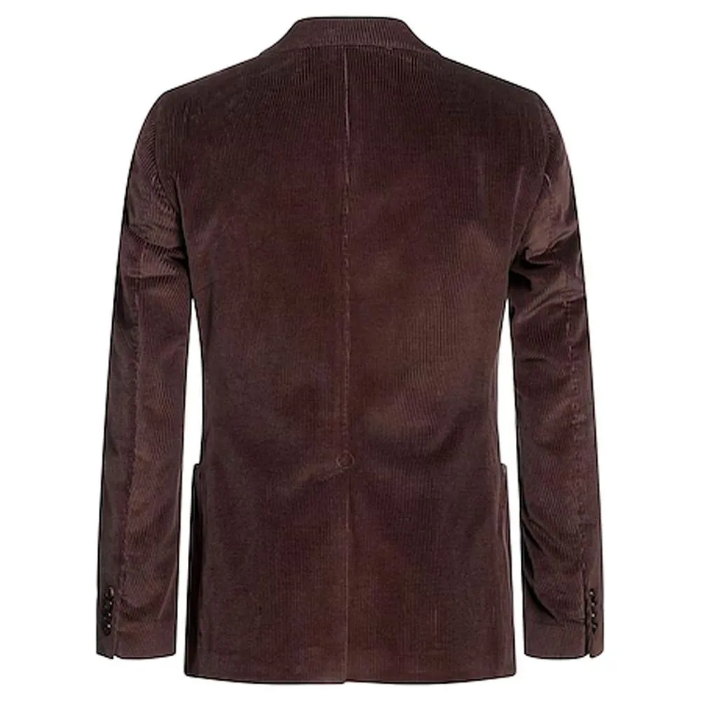 Dolce & Gabbana Brown Cotton Blazer