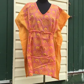 Fair Trade Colourful Cotton Short Kaftan