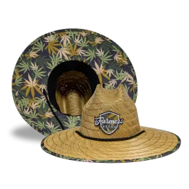 Farmers Defense Straw Hat - Leaf Camo