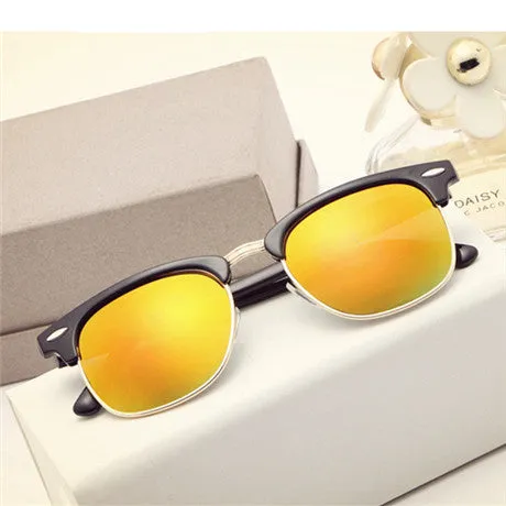 Fashion New Cat Eye Women Sunglasses With Vintage HD Lens Brand Designer Glasses Men Oculos de sol High Quality UV400