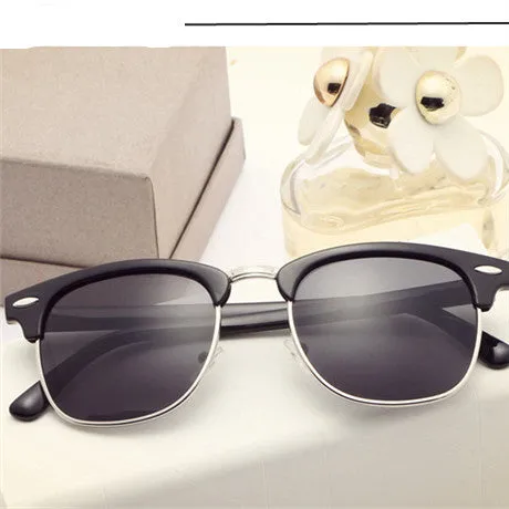 Fashion New Cat Eye Women Sunglasses With Vintage HD Lens Brand Designer Glasses Men Oculos de sol High Quality UV400