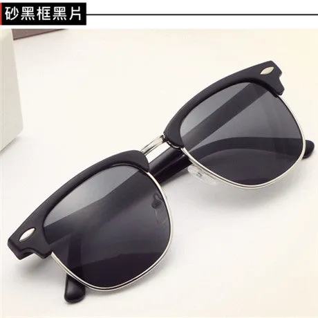 Fashion New Cat Eye Women Sunglasses With Vintage HD Lens Brand Designer Glasses Men Oculos de sol High Quality UV400