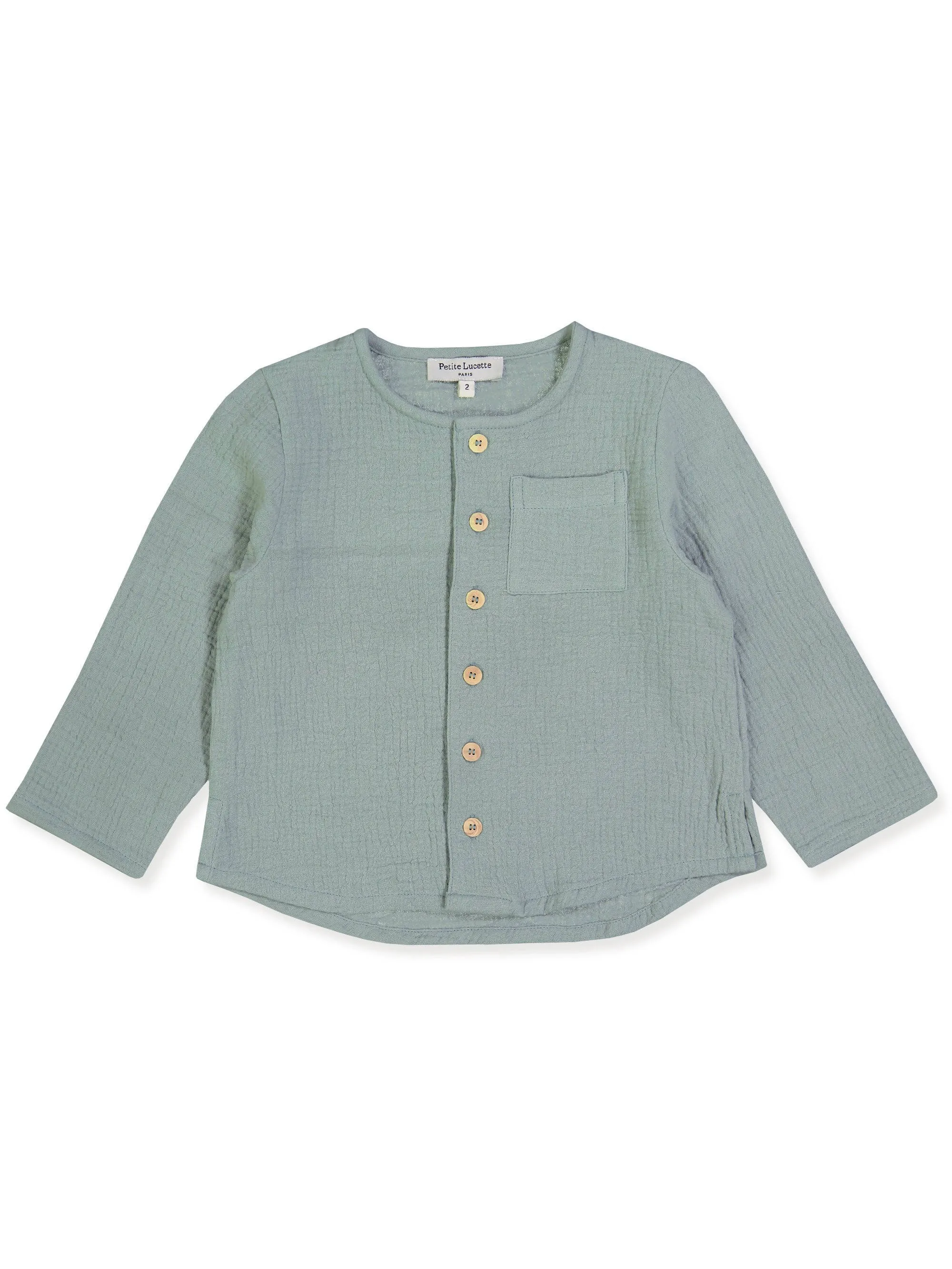 Gaston shirt Celadon - Petite Lucette