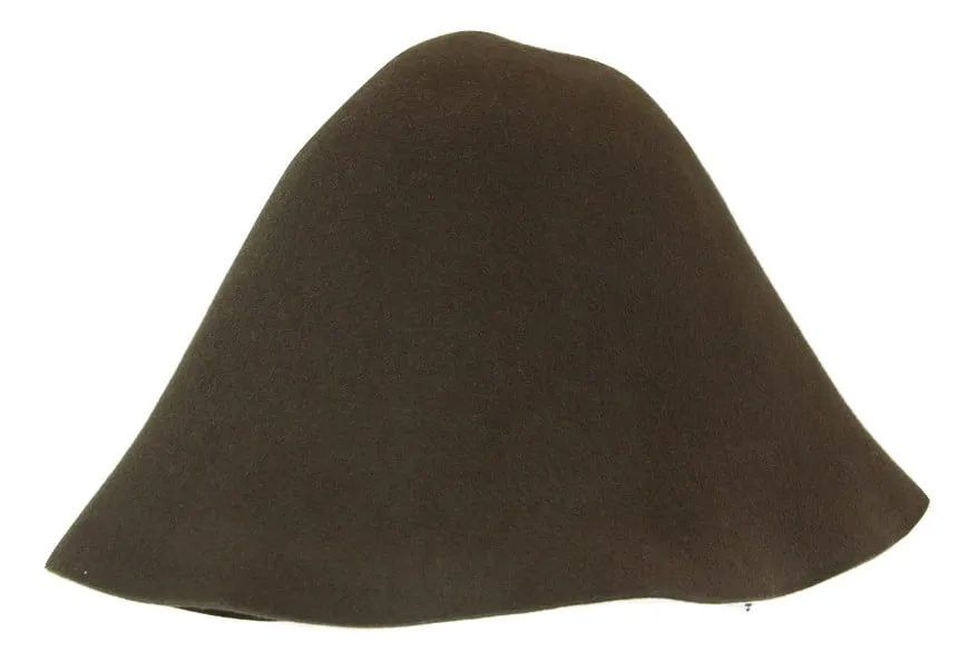 GC Hats Hillbilly Wool Felt Hood Hat - Moss Green