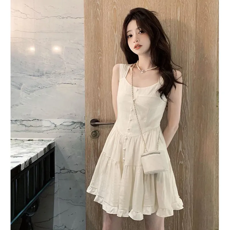 Gentle Slimming Solid Slim-Fit Dress