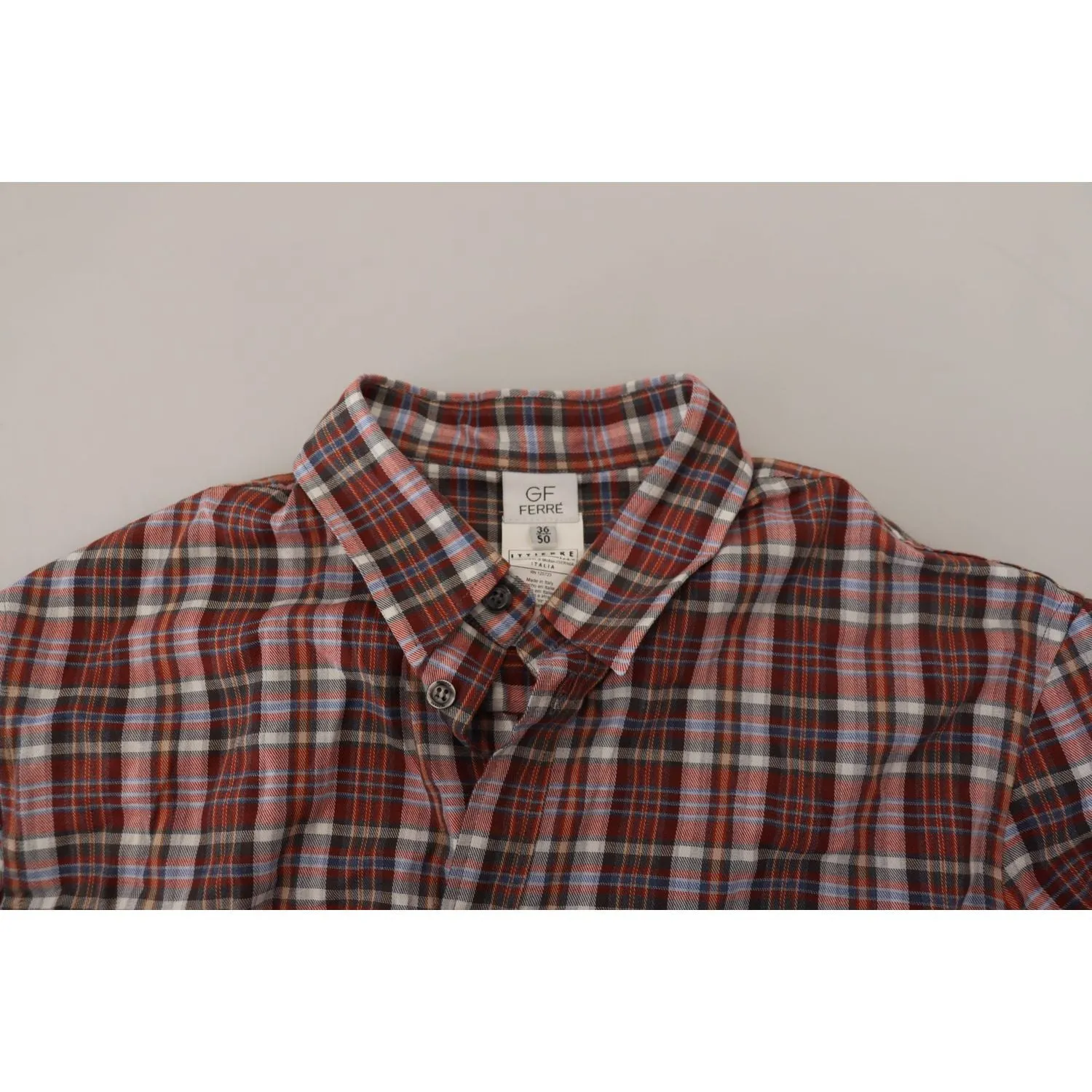 GF Ferre Multicolor Cotton Casual Men's Shirt