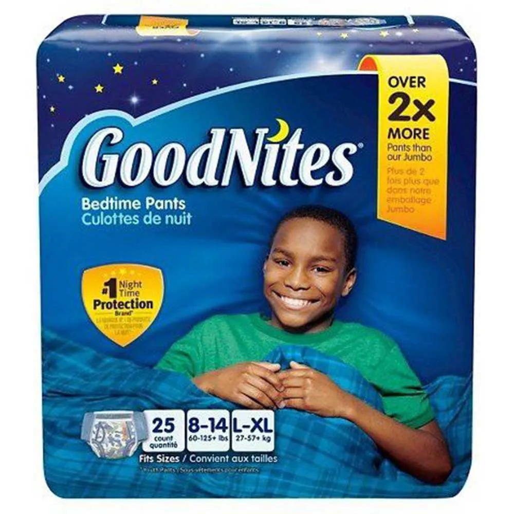 GoodNites 43364 Youth Absorbent Underwear Pack of 25