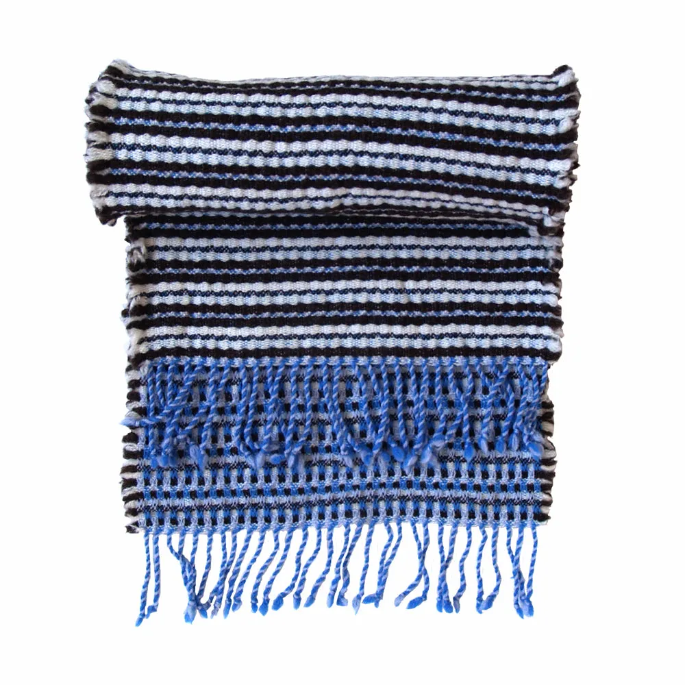 Grierson, Charlotte – Blue Woollen Scarf