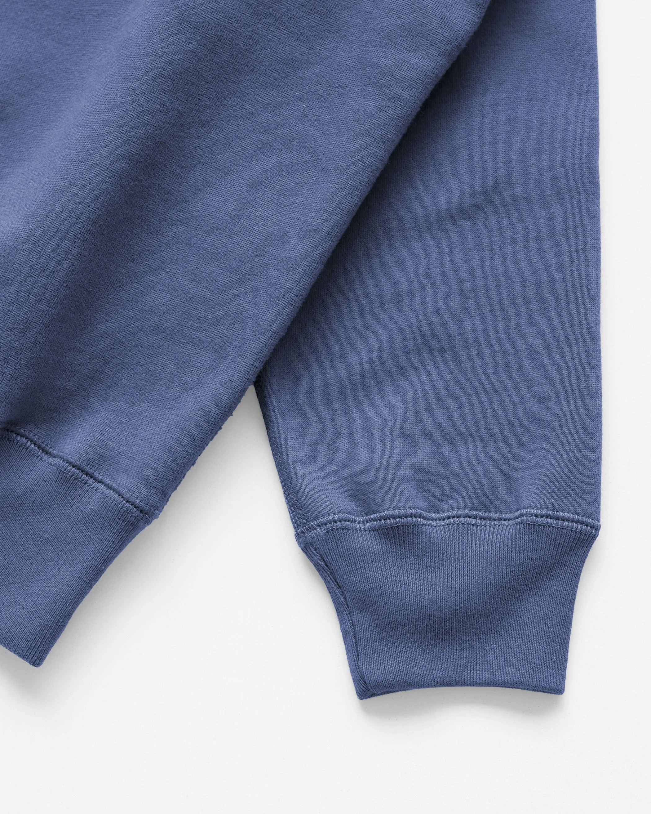 Half Zip Fleece Sweatshirt French Blue - Unisex