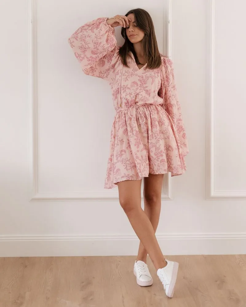 Hampton Dress - Whimsy Pink