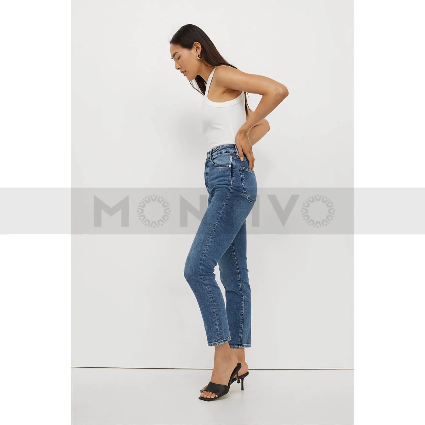 HM High Ankle Mom Jeans