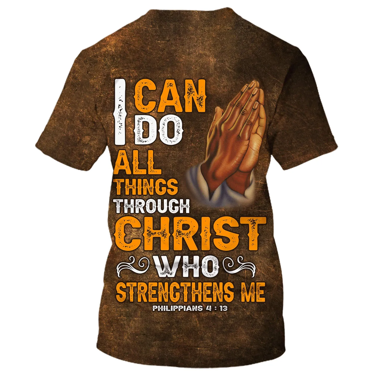 I Can Do All Things Through Christ Who Strengthens Me Shirts - Jesus Hands And The Lion 3D All Over Printed Shirt for Men and Women