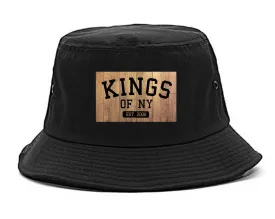 Kings Of NY Hardwood Basketball Logo Bucket Hat