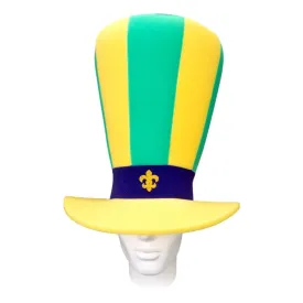 Mardi Gras Wide Top Hat