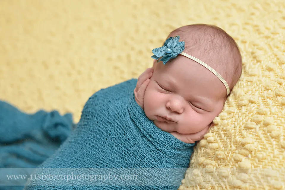 Medium Teal Stretch Knit Wrap