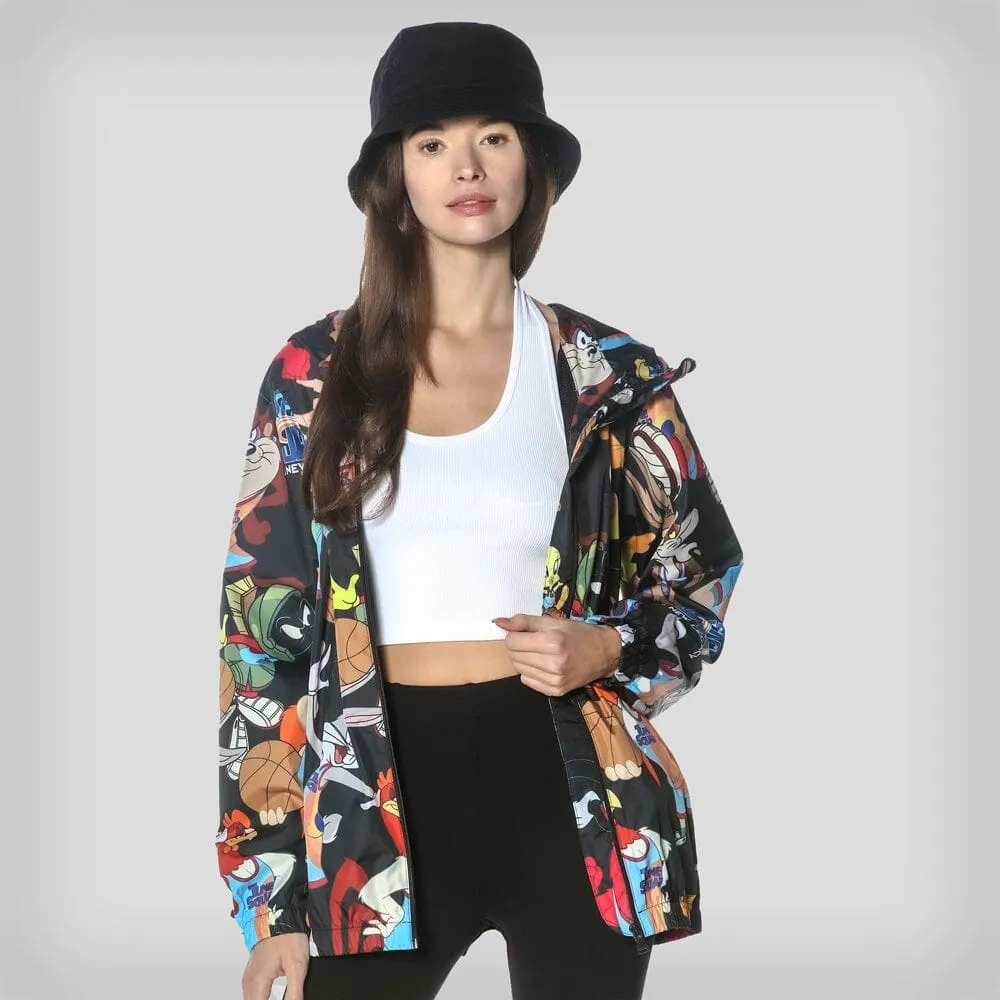 Members Only Women's Mash Print Windbreaker Jacket