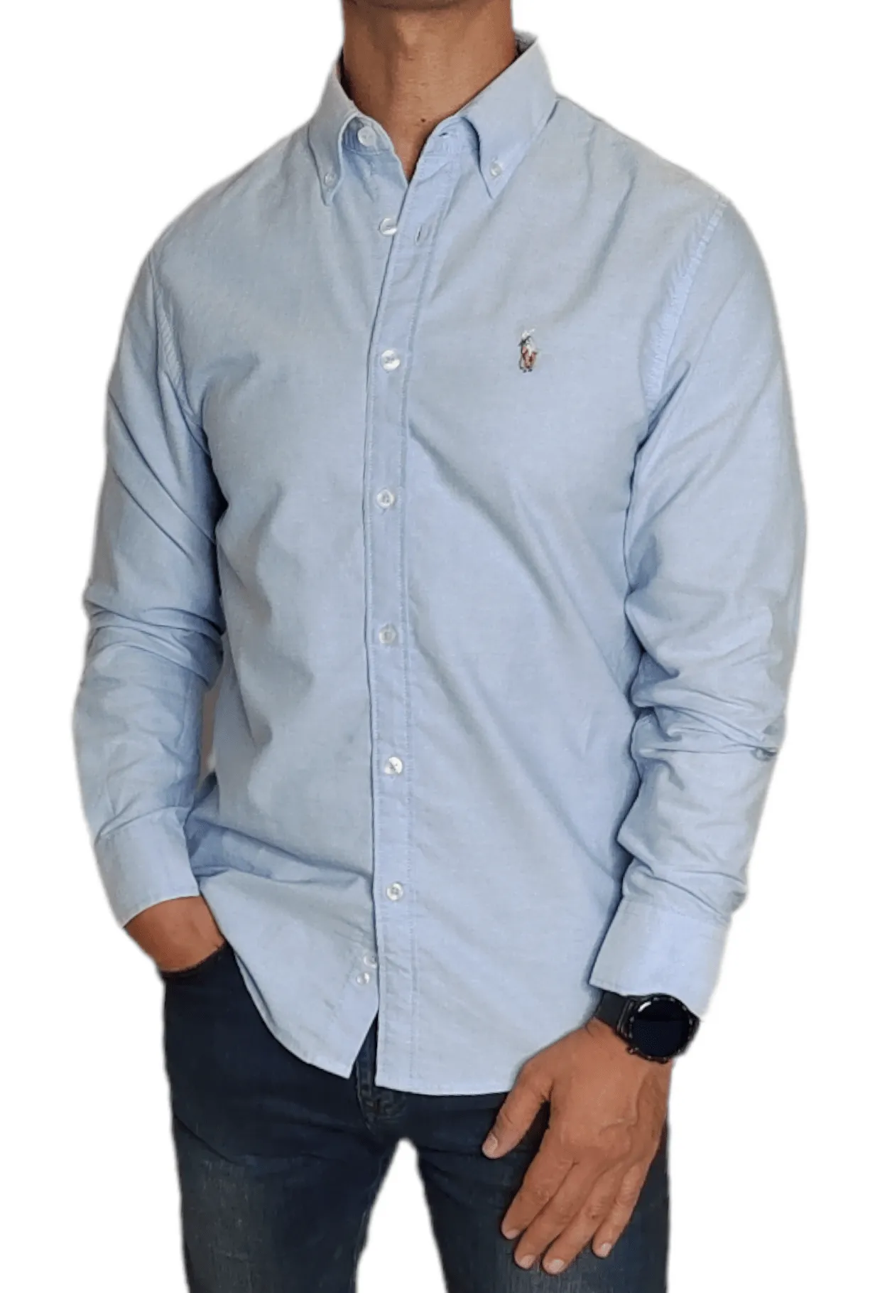 Men (local Polo) Shirt (Slim-Fit) - Blue Jeans