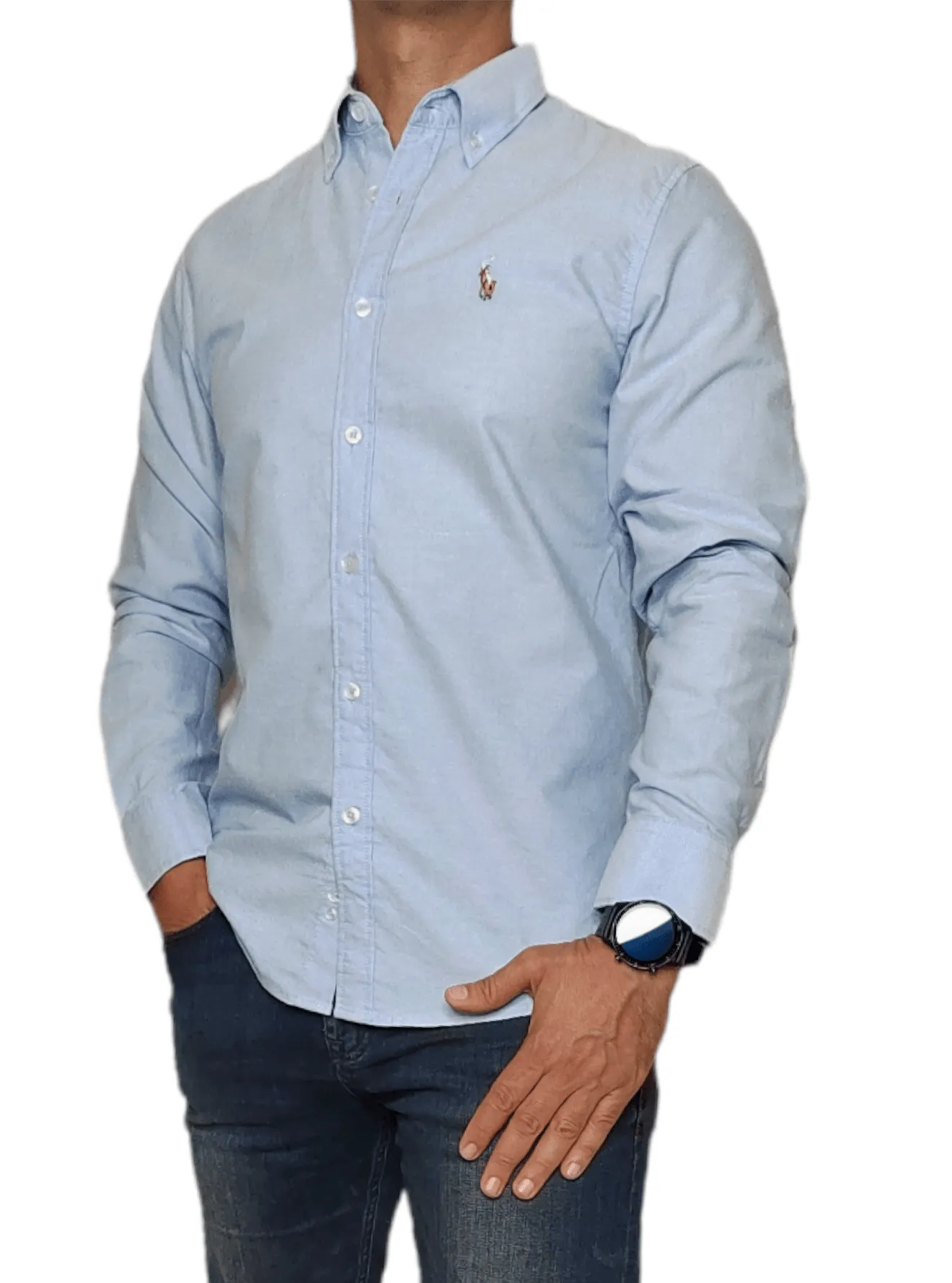 Men (local Polo) Shirt (Slim-Fit) - Blue Jeans