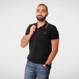 Men Polo Shirt (TH تصنيع) - Black