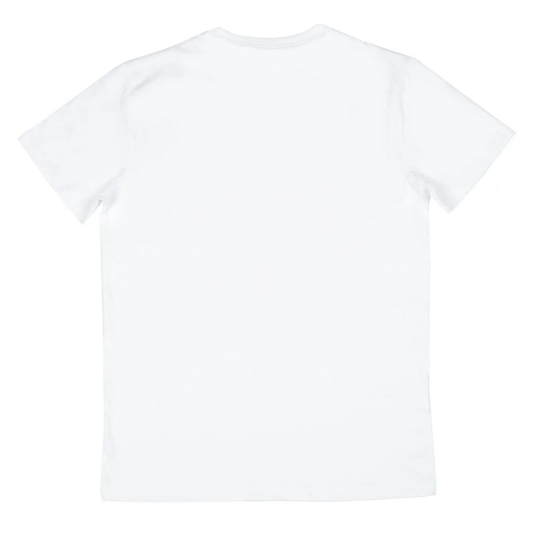 Mens White Christmas T-Shirt With Large Snowman Head Print