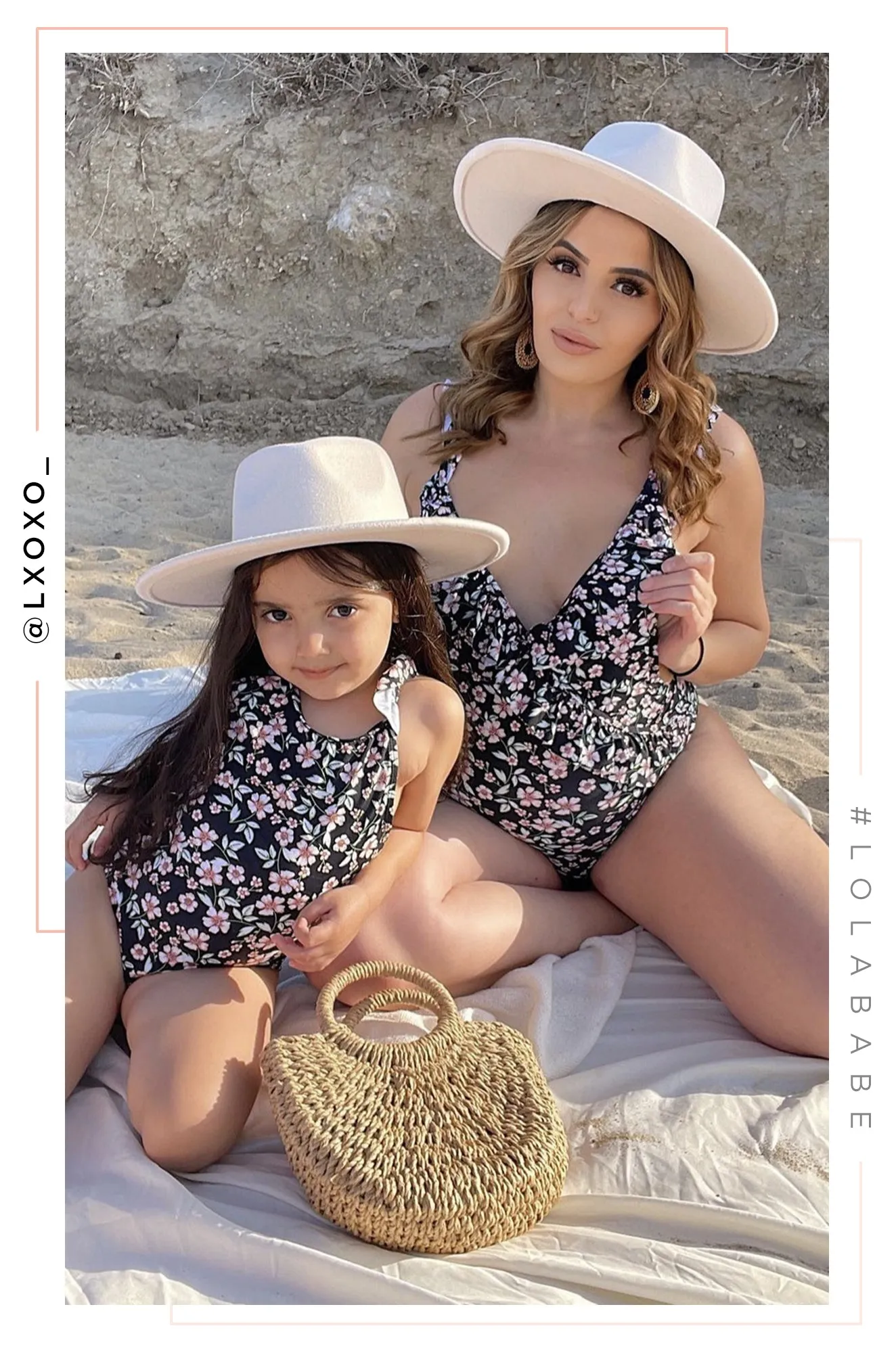 Mini Kalisi Kids One Piece Swimsuit - Floral