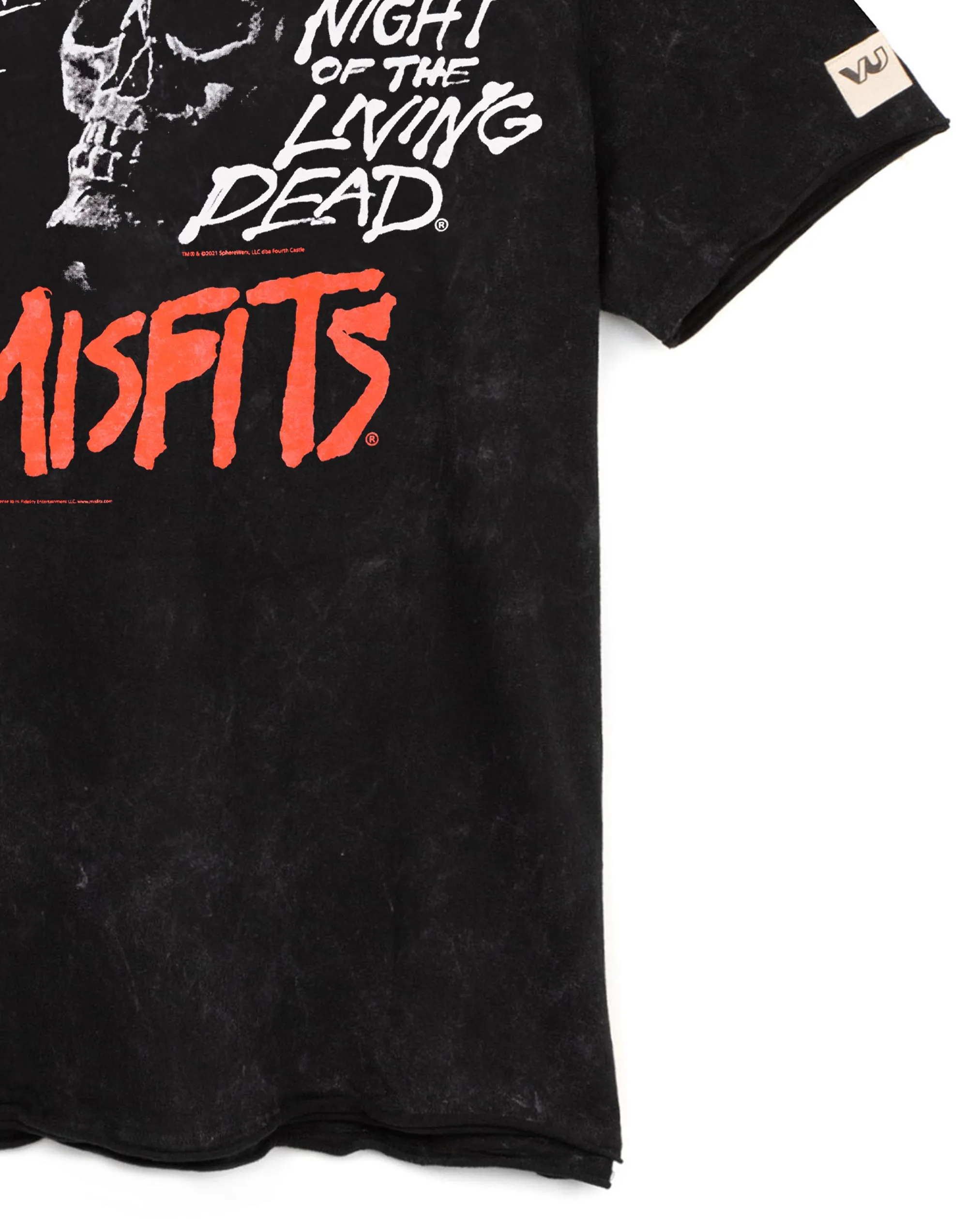 Misfits Fear Skull Unisex Adults T-Shirt