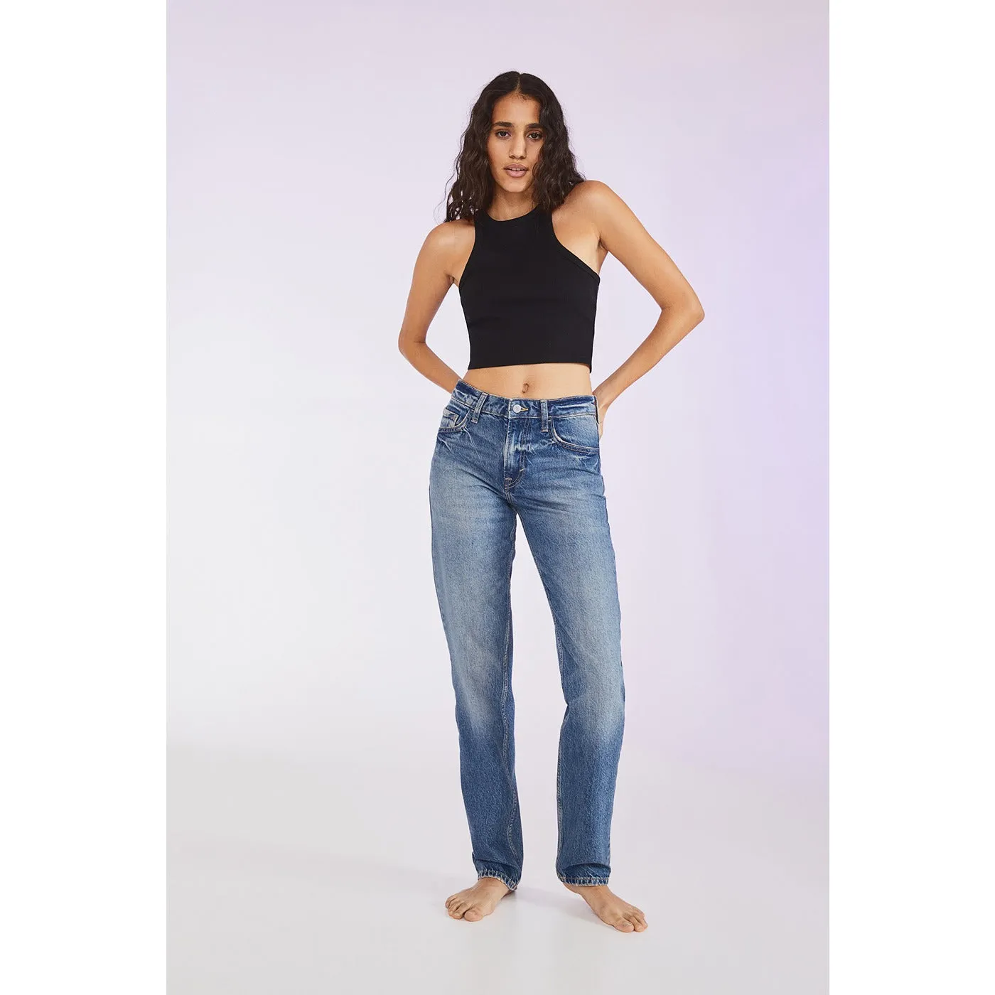 Mom Ultra High Ankle Jeans