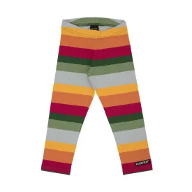 Multistripe Leggings in Forest - 1 Left Size 10-11 years