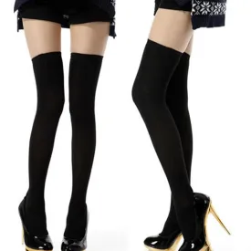 New 1 Pair Sexy Cotton Over The Knee Socks Thigh High Stocking Thinner Jecksion #LSN